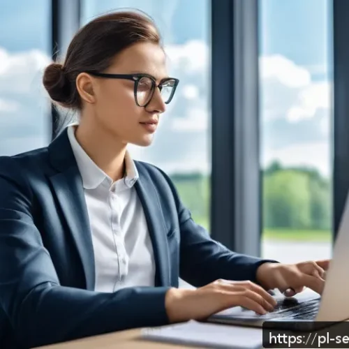 Home 31 클라우드 보안 아키텍처에서의 정보 유출 방지 - A modern office setting in Warsaw with a professional IT security specialist configuring multi-facto...